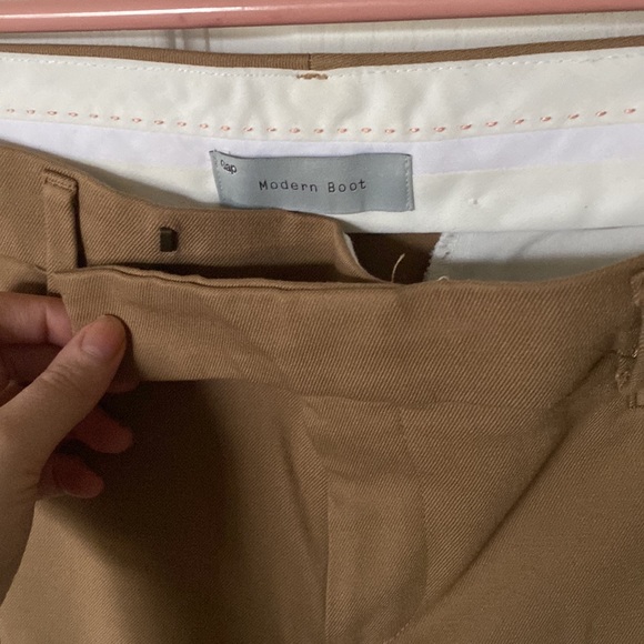 Gap modern boot 4 4r stretch light brown pants tan - Picture 3 of 6